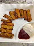 Masala Suran fingers made in Air fryer