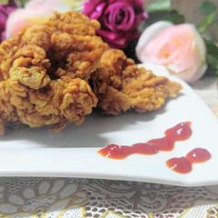 A picture of Home mada KFC Style Chicken Brost 😋.