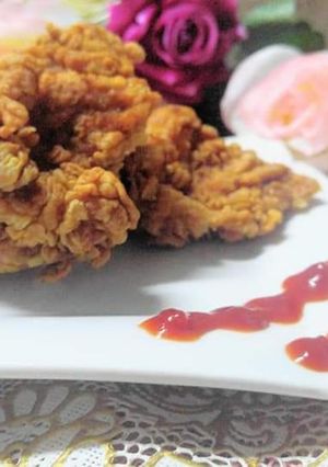 A picture of Home mada KFC Style Chicken Brost 😋.