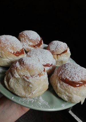 Una foto de Miguelitos con dulce de leche 🤗