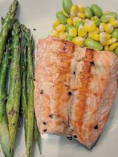 Foto resep Salmon panggang ala anak kos