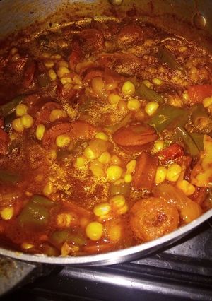 Una foto de Chorizo guisado