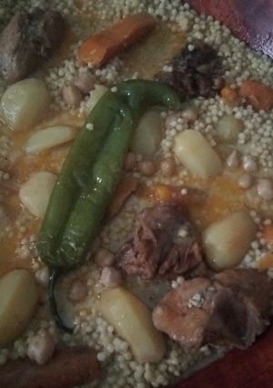 صورة لوصفة بركوكس بالدجاج