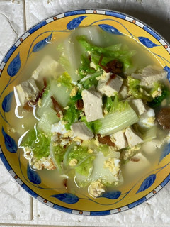 Foto resep Sup tahu sawi putih