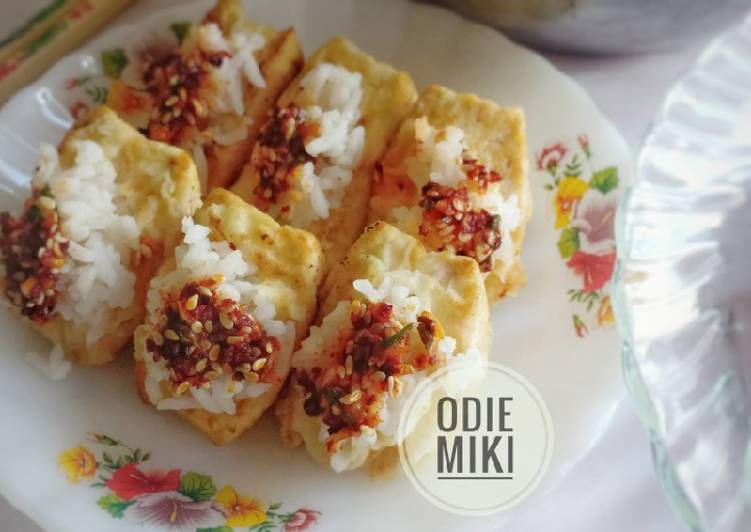 Resep Du-bu Bap / 두부밥 (Tofu Rice/Nasi Tahu) Anti Gagal