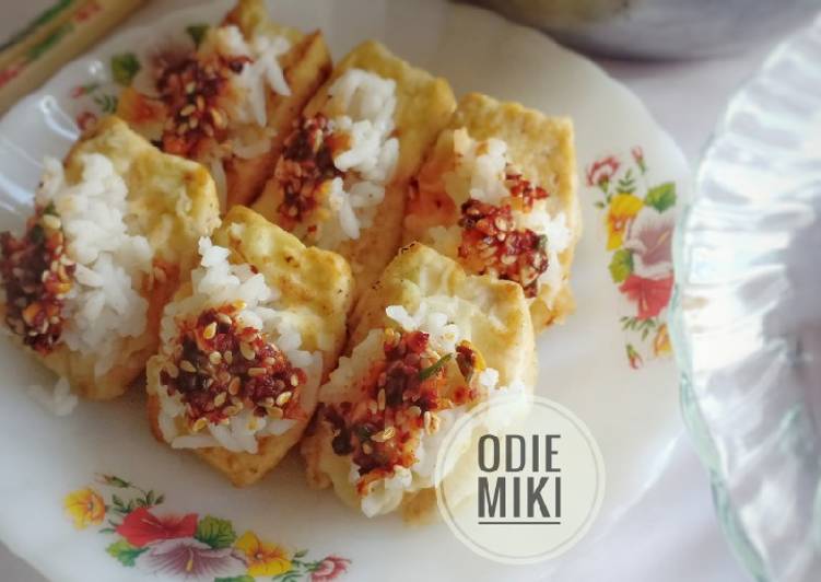Du-bu Bap / 두부밥 (Tofu Rice/Nasi Tahu)