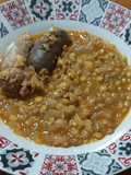 Lentejas con butifarras