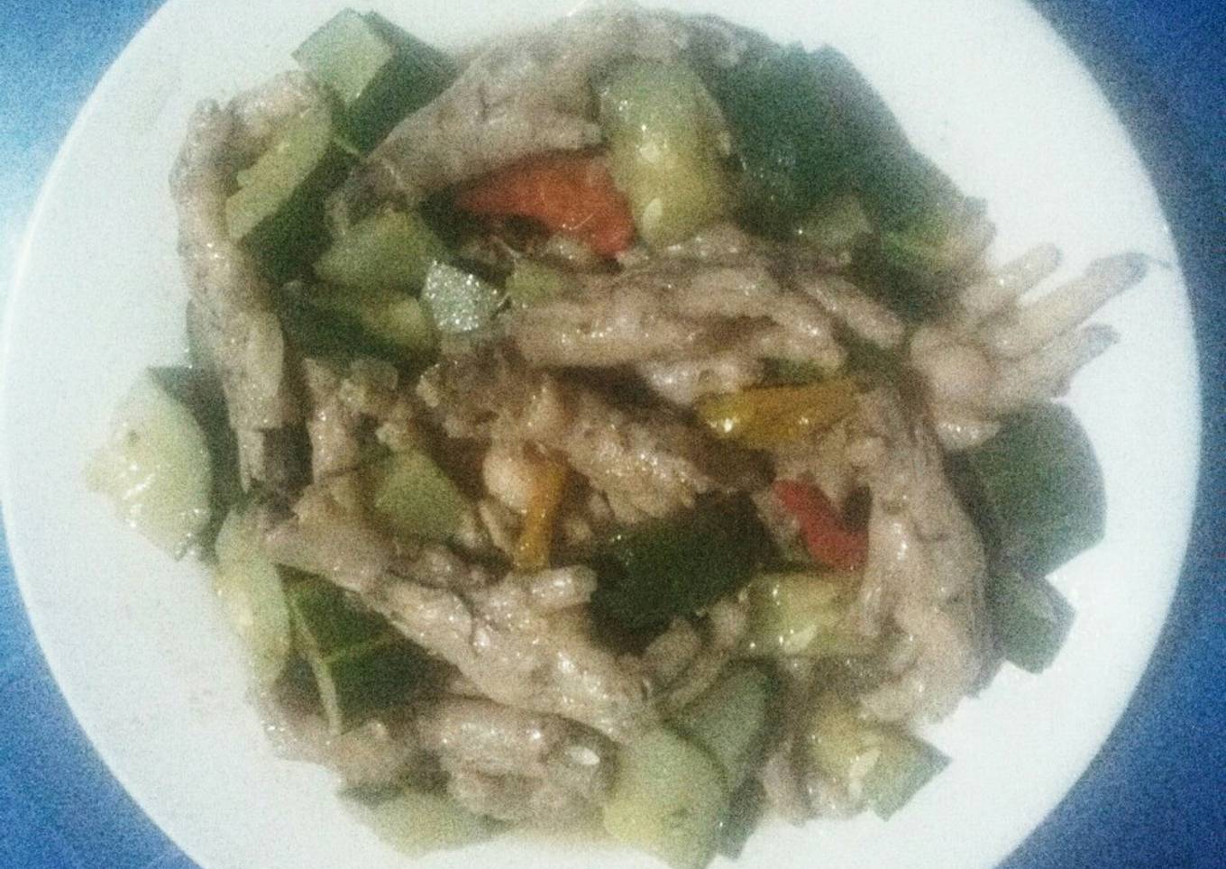 Ceker mentimun bawang asam