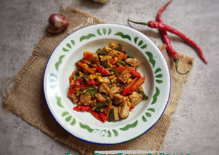 Resep masakan Tumis Tahu Tempe &amp; Sayuran | Cara Membuat Tumis Tahu Tempe &amp; Sayuran Yang Enak Banget