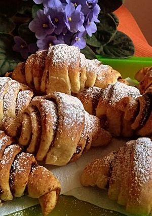 Kakaós kifli recept fotója