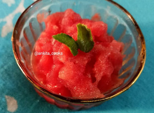 A picture of Watermelon Sorbet.