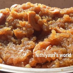 A picture of Sweet poha or Flattened rice sweet.