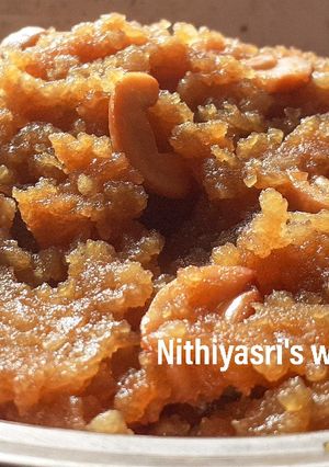 A picture of Sweet poha or Flattened rice sweet.