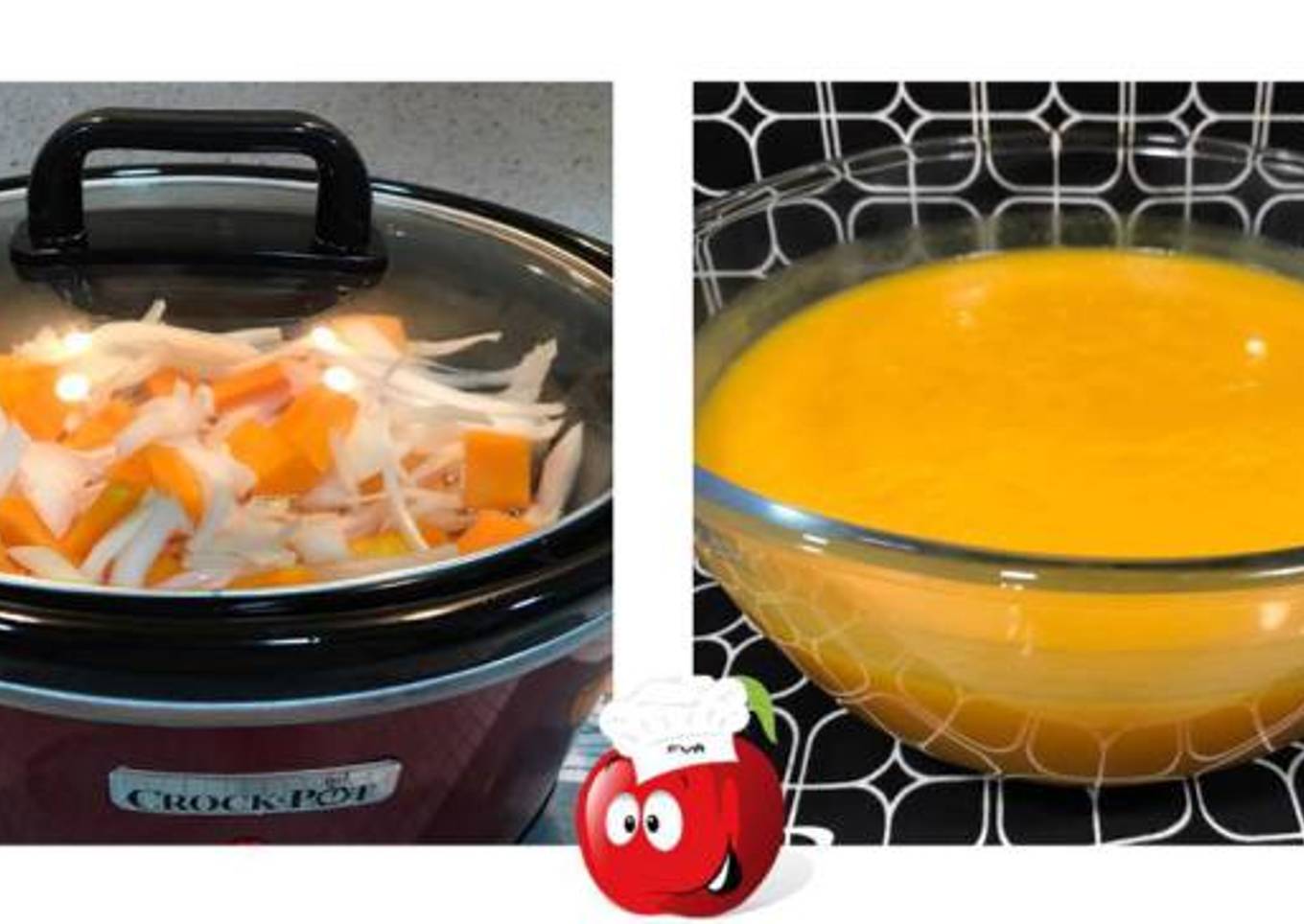 Crema de calabaza en crock-pot