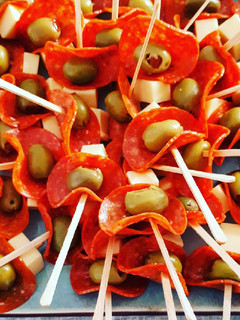 Una foto de Canapés de peperoni