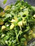 Rocket, Avocado salad with Chilli, Lime and Coriander