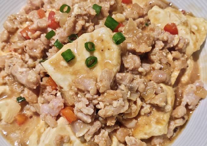 Recipe of Homemade Ground Chicken in Tofu