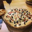 Focaccia de aceituna y pimiento