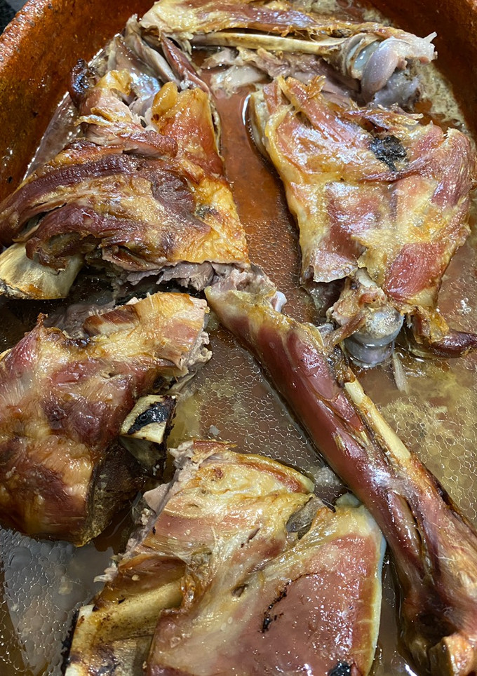Una foto de Cordero al horno