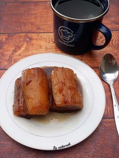 Foto resep Singkong Rebus Gula Merah