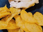 Una foto de kebab con queso