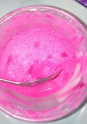 A picture of Homemade ice cream.