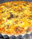 Quiche de queijo simples