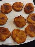 Tostones de plátano cubanos