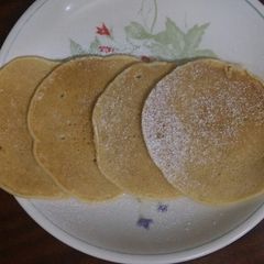 A picture of Eggless cardamon pancakes.