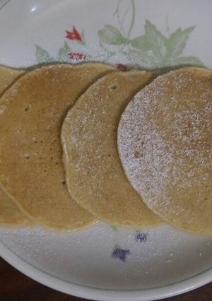 A picture of Eggless cardamon pancakes.