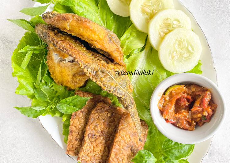 Ikan nila goreng terbang ala resto