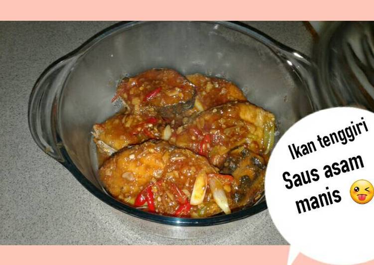 Ikan Tenggiri saus asam manis ala rumahan