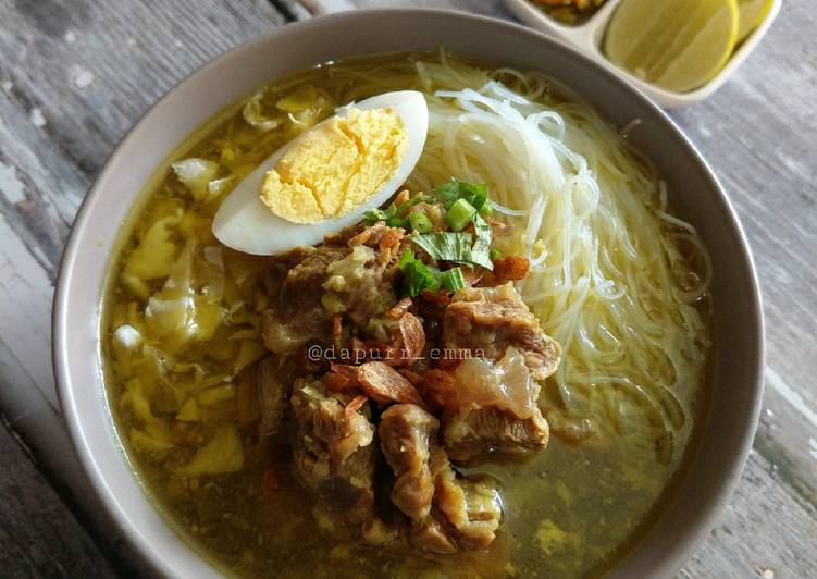 Rahasia Membuat Soto daging yang Harus Anda Coba