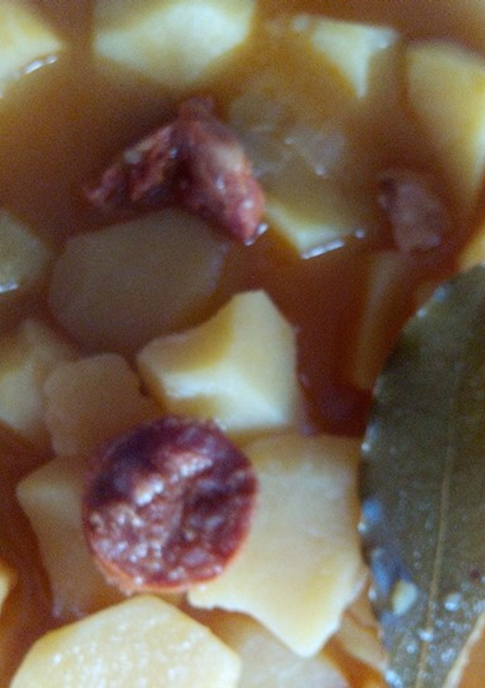 Una foto de Patatas castellanas con chorizo