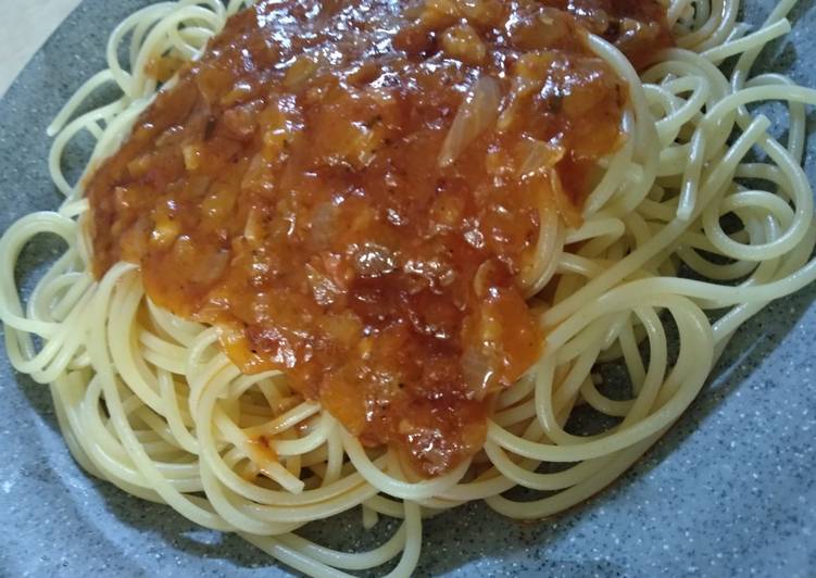 Resep Spaghetti Kornet Simple Oleh Naomiflry Cookpad