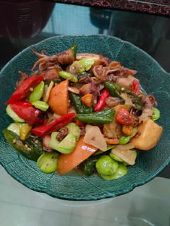 Foto resep Oseng-oseng cumi asin