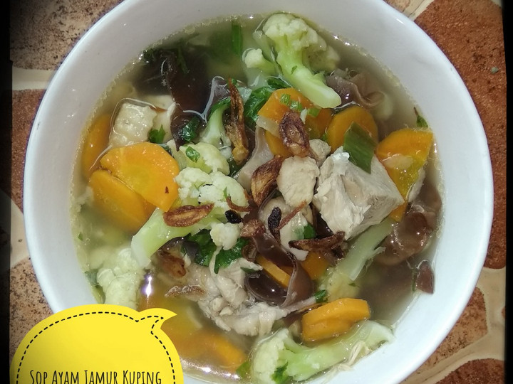 Resep Sop Ayam Jamur Kuping Irit Untuk Jualan