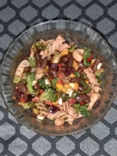 A picture of Healthy Rajma Pasta Salad.