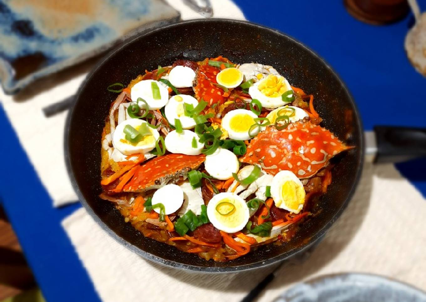 Arroz Intergral a la Valenciana de Mariscos