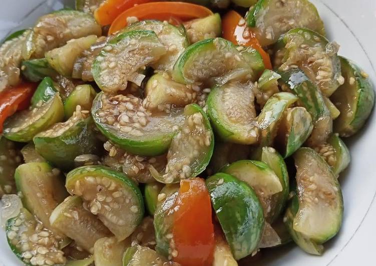 Resep Oseng terong lalap Anti Gagal