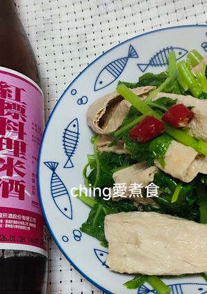 10分鐘上菜-莧菜炒豆皮 的食譜成品照片