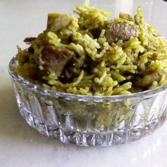 A picture of Mutton biriyani.