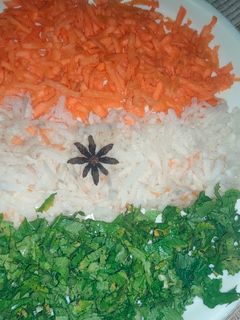 तिरंगा सलाद (tiranga salad recipe in Hindi) रेसिपी मुख्य फोटो