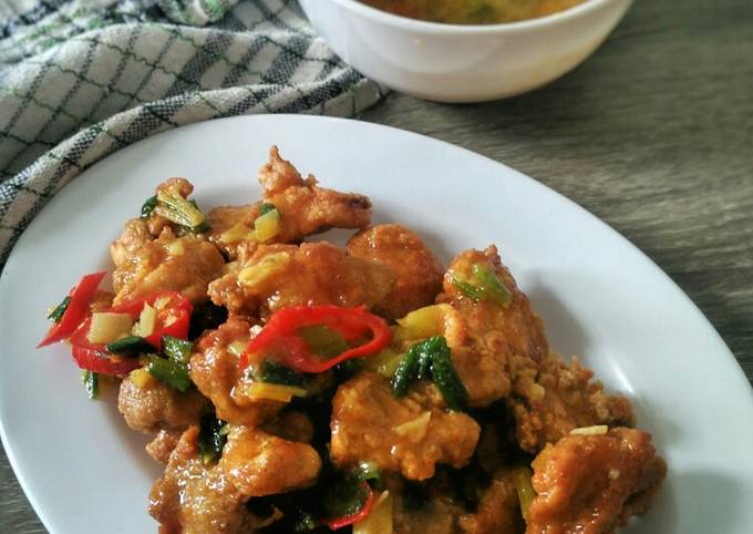 Chicken Popcorn Salted Egg