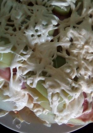 Una foto de Chayotes gratinados