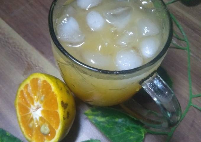 Anti Ribet, Bikin Es jeruk peras Bahan Sederhana