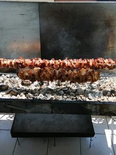 Φωτογραφία της συνταγής Κοντοσούβλι χοιρινό και κοτόπουλο στη σούβλα