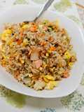 Salmon Fried Rice with Egg