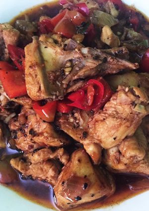 Foto resep Ayam lada hitam