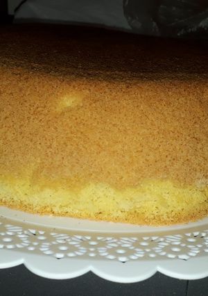 Una foto de Bizcochuelo esponjoso sin leche!!